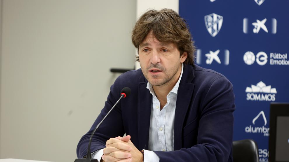 Josete Ortas, consejero delegado de la SD Huesca.