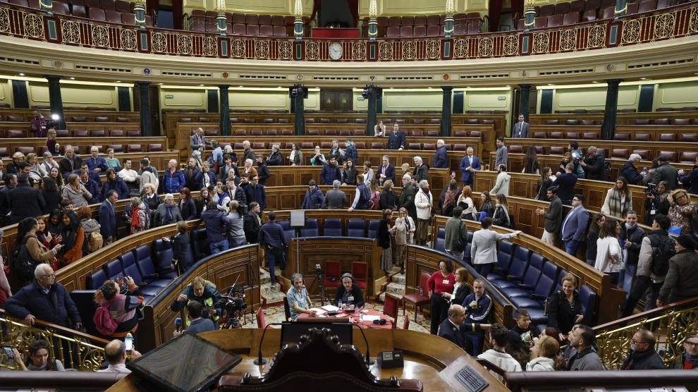 Día de puertas abiertas en el Congreso de los Diputados el pasado 1 de diciembre por el 45 Aniversario de la Constitución.