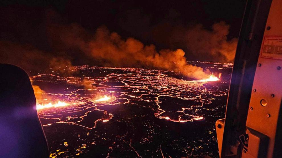 Erupción de un volcán