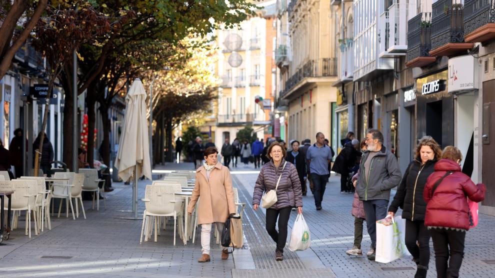 La ciudad de Huesca gana población, especialmente entre los grupos de mayor edad.