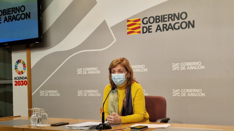 La directora general de Salud Pública del Gobierno de Aragón, Nuria Gayán.