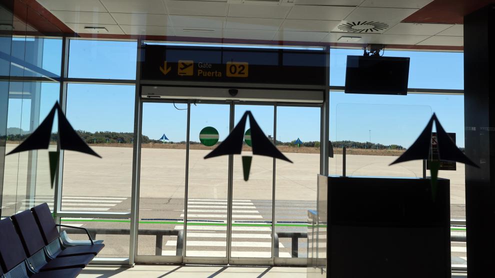 El Aeropuerto Huesca-Pirineos es el menos usado del país.