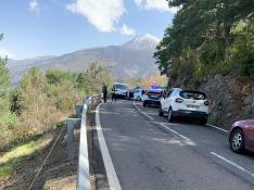 El accidente ha provocado caravanas de vehículos en ambos sentidos de hasta 3 kilómetros.  valle benasque