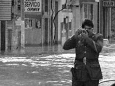 Imagen de archivo de las inundaciones en la avenida Madrid. (1)