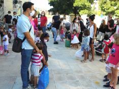 Las familias de Huesca están a la espera en el inicio del curso escolar pero manifiestan dudas