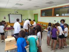 Actividad realizada este martes 7 de junio en la Escuela Municipal de Tierz.