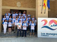 Foto de familia de los alumnos que han participado en el XX Curso de Entomología Sanitaria y Control de Vectores en Grañén.