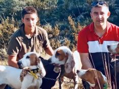 Participantes en una batida de caza jabalí esta temporada en la provincia de Huesca.