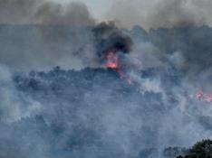 Torres del Obispo, incendio Incendio en Torres del Obispo.