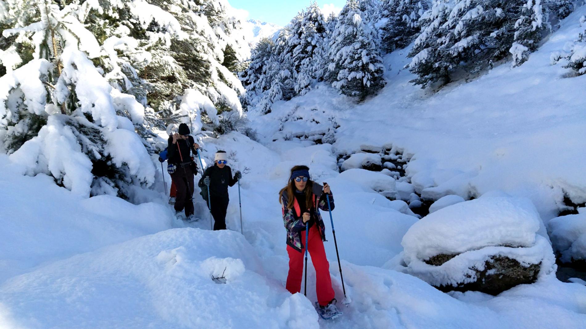 Raquetas de nieve para familias - Ojos Pirenaicos