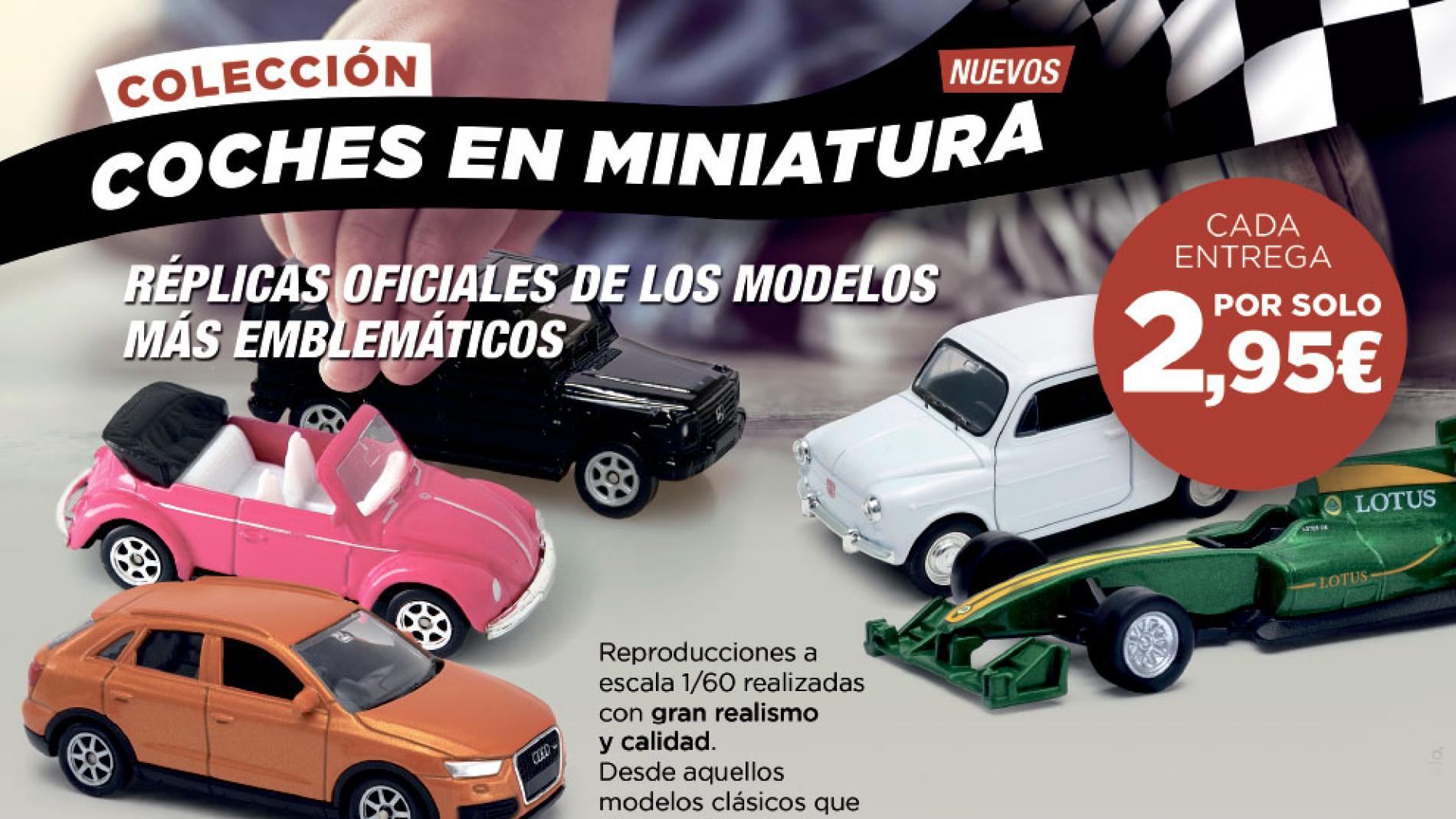 Colección de coches en miniatura